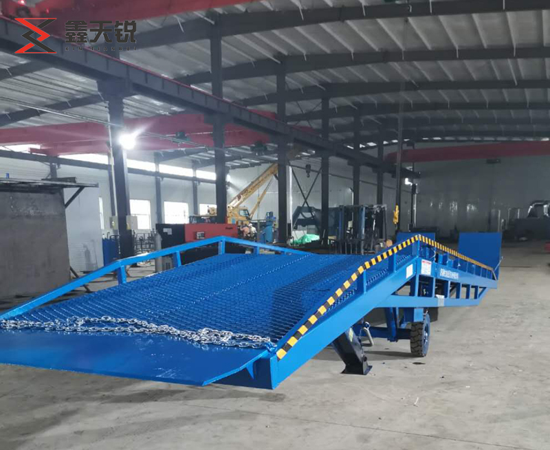 保定移动式液压登车桥生产车间